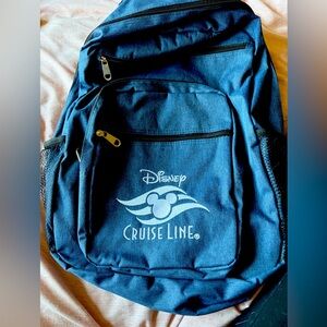 Denim blue Disney cruise line book bag